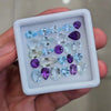 23.8cts Of  Natural Amethyst, Blue Topaz, White Topaz Faceted Gemstone  | Mix | Size: 5-11mm | 25pcs