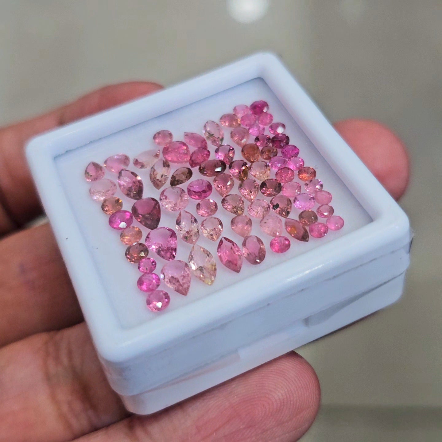 9.3cts Natural Pink Tourmaline Faceted | Mix  | Size:2-7mm | 73Pcs