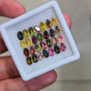 12.5cts Natural Multi Tourmaline Faceted | Oval & Pear | Size:6x4mm |28 Pcs