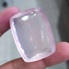 Natural Rose Quartz Faceted Jumbo Unheated | Rectangle | Size: 42x32mm
