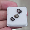 Salt And Pepper Diamonds Earth Mined Rosecut with Flatbacks | Wt: 3.9 Cts | Size: 6-7mm