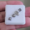 Salt And Pepper Diamonds Earth Mined Rosecut with Flatbacks | Wt: 2.5 Cts | Size: 5-7mm