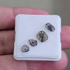 Salt And Pepper Diamonds Earth Mined Rosecut with Flatbacks | Wt: 2.3 Cts | Size: 4-7mm