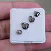 Salt And Pepper Diamonds Earth Mined Rosecut with Flatbacks | Wt: 2.6 Cts | Size: 5-6mm