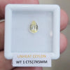 Natural Unheated Sapphire From Ceylon | 7x5mm | Pear