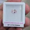 Natural Unheated Baby pink Sapphire From Ceylon | 7x6mm| Oval