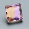 Natural Big Size Ametrine Bolivia Faceted | Square Shape | Size: 21mm - The LabradoriteKing