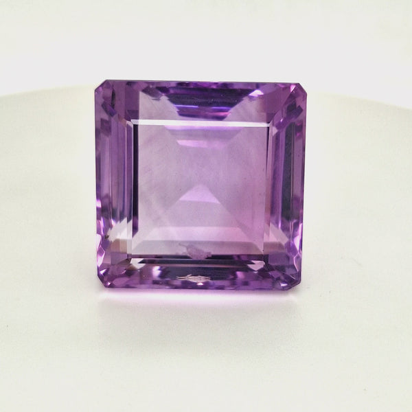 Natural Deep Color Amethyst  Faceted | Square | Size: 27MM