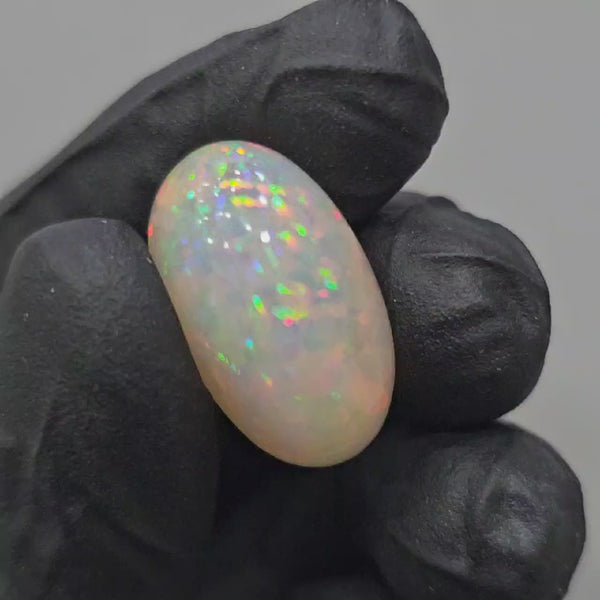 1 Pcs Of Natural Ethiopian Opal Cabochon | Oval | Size: 19x12mm