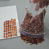 Load and play video in Gallery viewer, 20 Pcs Hessonite Garnets | Fanta Color Garnets | Ovals 7mm, 8mm, 9mm