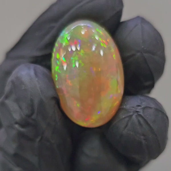 Natural Ethiopian Opal Cabochon | Oval | Size: 24x16mm