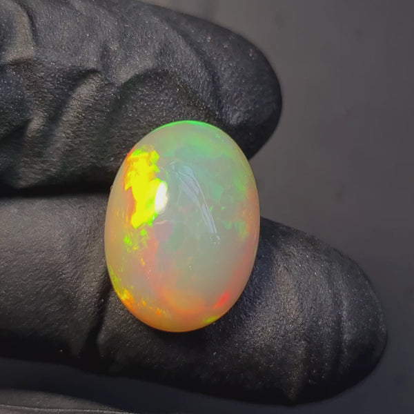 1  Pcs Of Natural Ethiopian Opal  | Oval | Size: 18x13mm