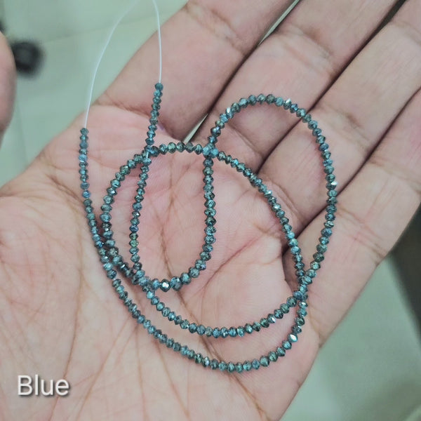 Blue Diamond Beads 14