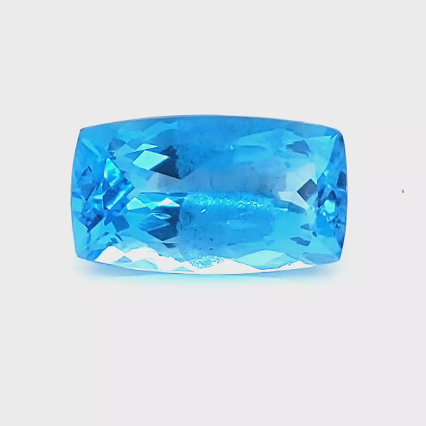 1 Pcs Swiss Blue topaz 16.1 Cts Rectangle Shape  | Finest quality