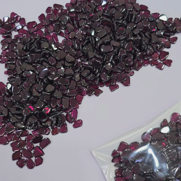 200 Carats Rhodolite Garnet Flat Slices – Natural & Stunning