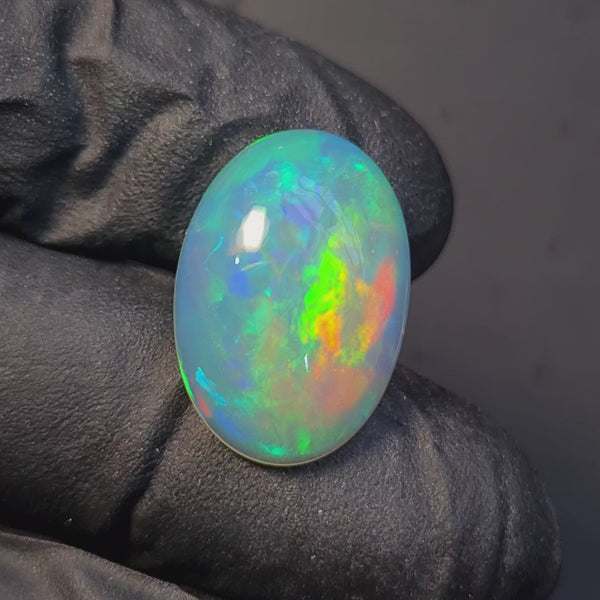 1  Pcs Of Natural Ethiopian Opal  | Oval | Size: 20x14mm