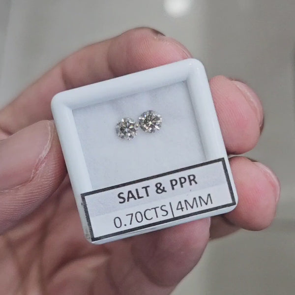 Natural Salt and pepper Diamond  | 100% Earth Mined | Certified