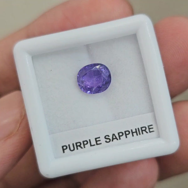 Box Of Natural Unheated Burma Sapphire   | 7x6mm | Oval
