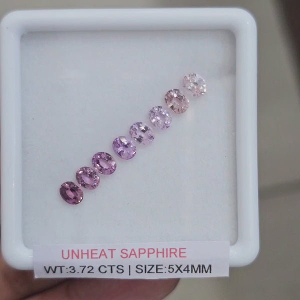 Natural Madagascar Sapphire  | 5x4mm | Oval