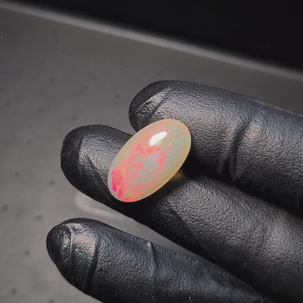 1  Pcs Of Natural Ethopian Opal  | Oval Shape | Size: 12x21mm