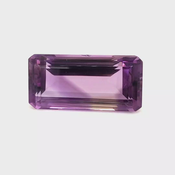 Natural Deep Color Amethyst Faceted | Rectangle | Size: 31x15mm