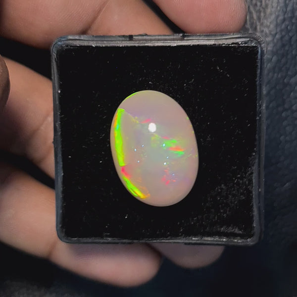 Natural Ethiopian Opal Cabochon | Oval| Size: 22x16mm