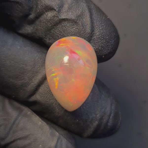 1  Pcs Of Natural Ethiopian Opal  | Pear | Size: 19x13mm