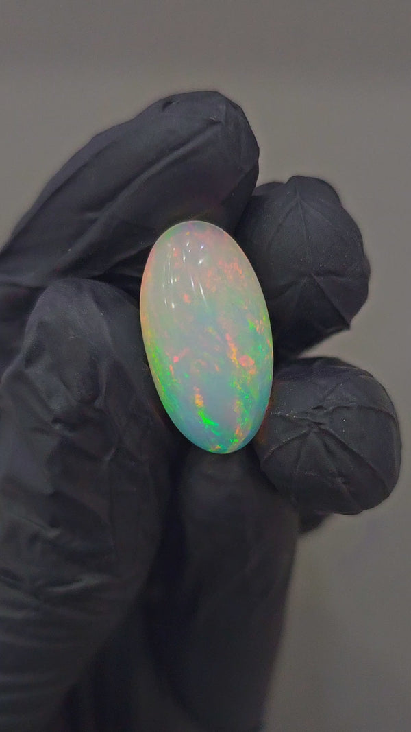 Natural Ethiopian Opal Cabochon | Oval | Size: 25x13mm