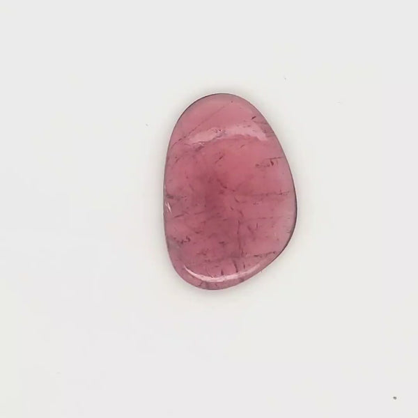 1 Pics Of Natural Watermelon Tourmaline Slice | Size:20X14mm | With Certificate