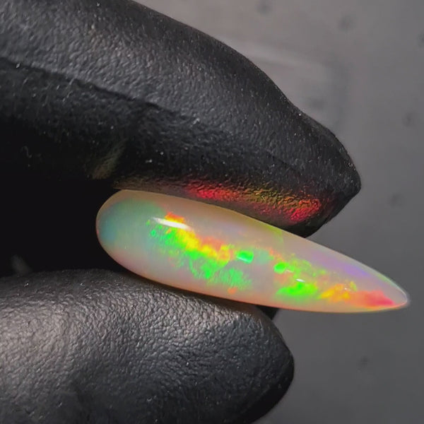 1  Pcs Of Natural Ethopian Opal  | Pear Shape | Size: 30x8mm