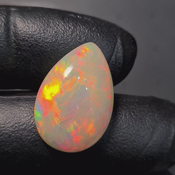 1  Pcs Of Natural Ethiopian Opal  | Pear Shape | Size: 21x14mm