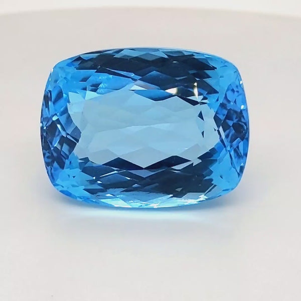 Natural Big Size Sky Blue Topaz Faceted | Rectangle | Size:27x20mm