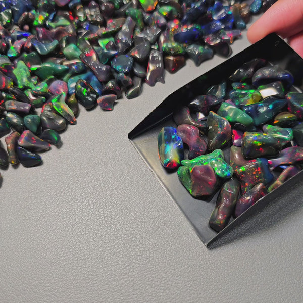 10 Pcs BIG Size Black (Smoked) Opal Tumbles | 12mm to 20mm