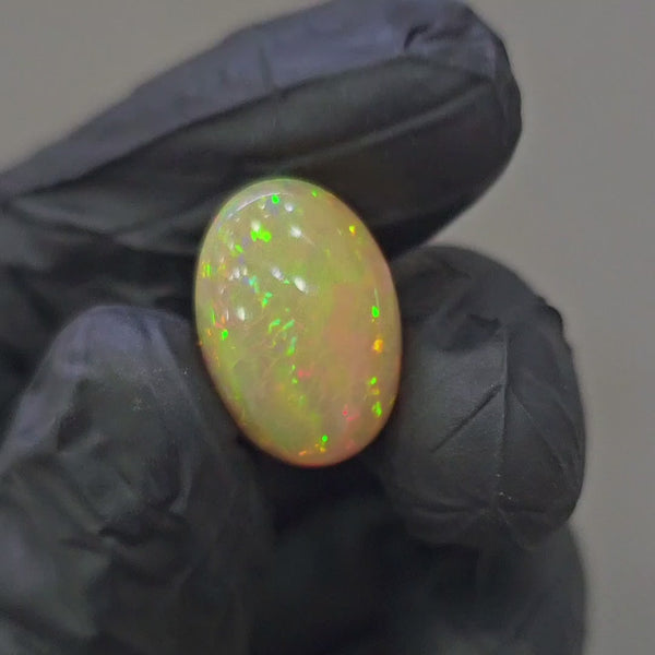 Natural Ethiopian Opal Cabochon | Oval | Size: 18x13mm