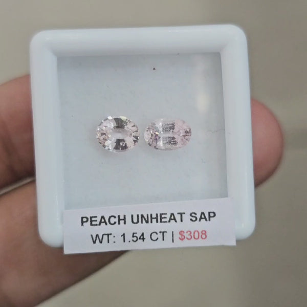 Box Of Natural Sri Lanka Unheated Sapphire  | 6x4mm | Oval