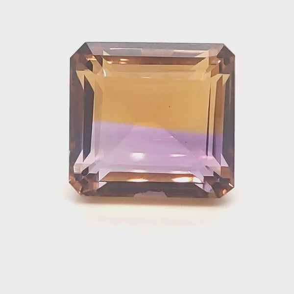 Natural Big Size Ametrine Bolivia Faceted | Rectangle Shape | Size: 22x21mm