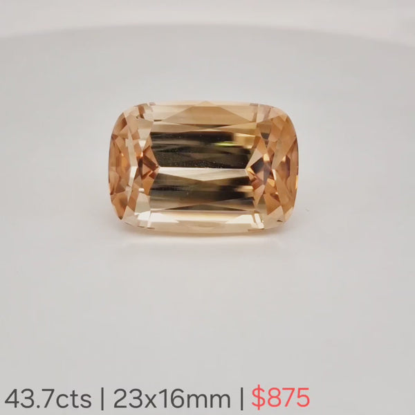 1 Pcs Of Natural Unheat Imperial Topaz Faceted | Rectangle | Size:23x16mm