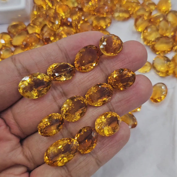 1 Piece deepest Citrines | 15 to 16mm random pick | Clean Clarity