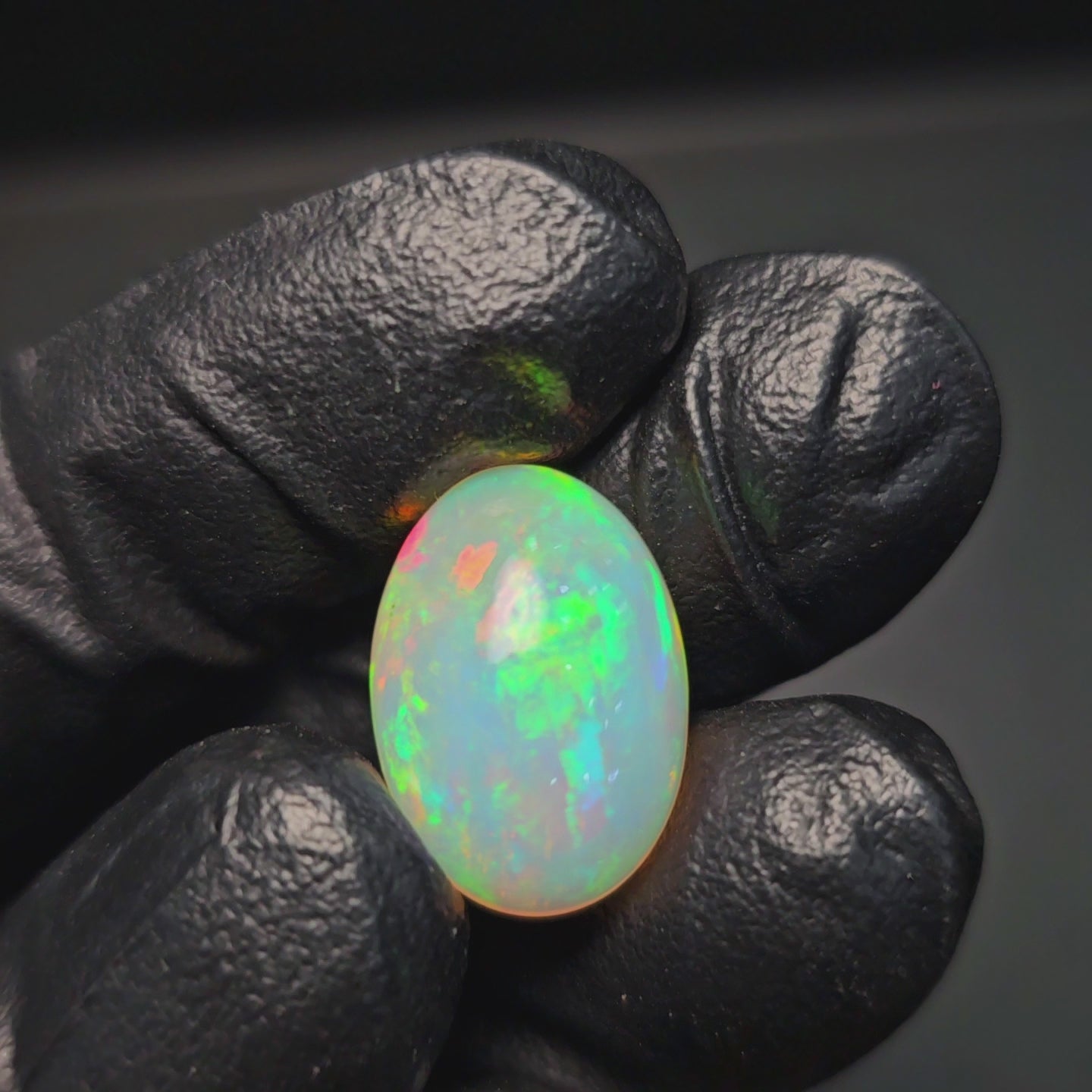 1 Pcs Of Natural Ethopian Opal Oval Shape  |WT: 7.2 Cts|Size: 18x13mm