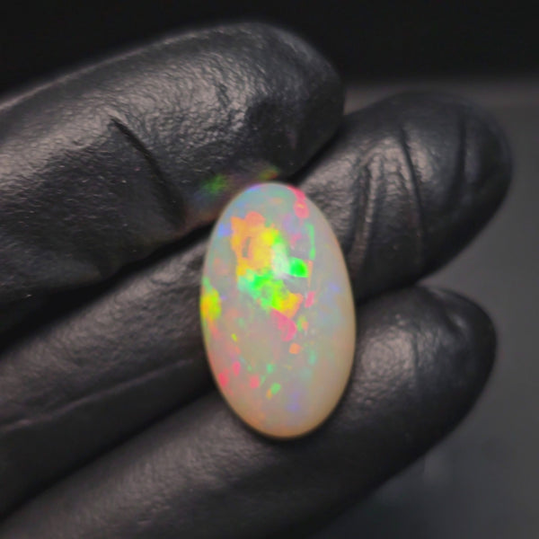 1 Pcs Of Natural Ethopian Opal Oval Shape  |WT: 17.6 Cts|Size: 22x15mm