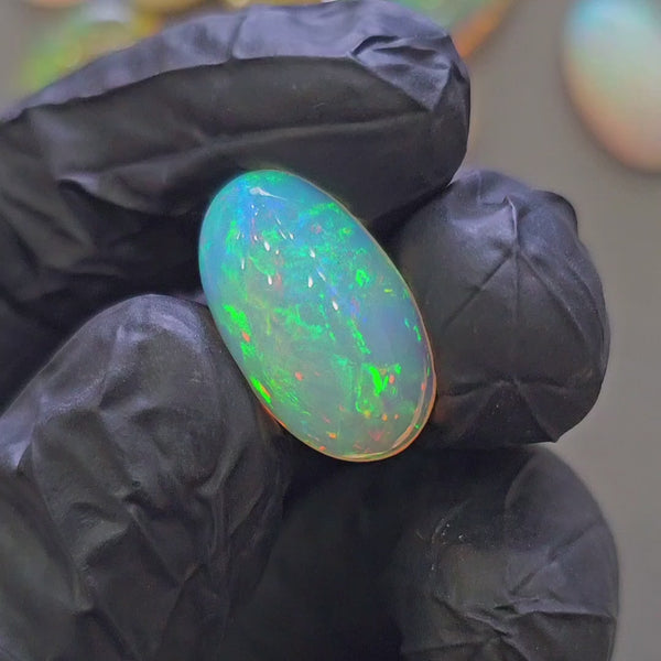 Natural Ethiopian Opal Cabochon | Oval | Size: 20x12mm