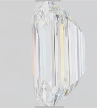 Lab Diamond Emerald Cut | EX Cut | VS2  | D Color | IGI Certified with Engraving