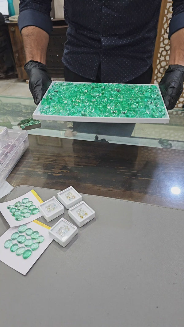 200cts Mint Fluorite from Russia Cabochons | 12–15 Pcs | 10–20mm