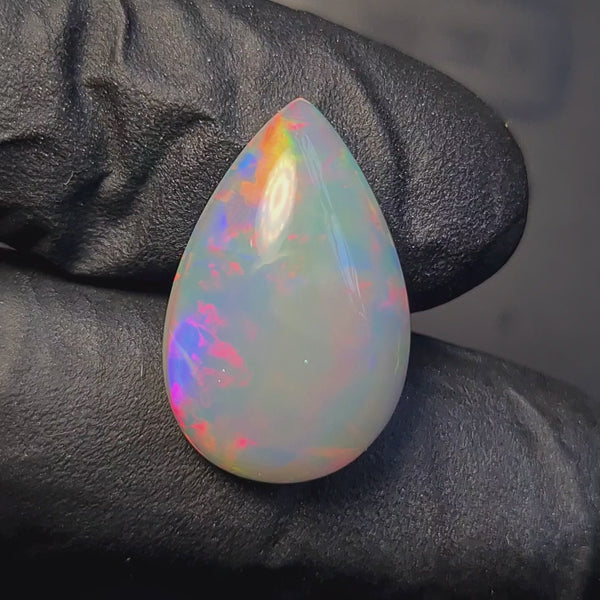 1  Pcs Of Natural Ethiopian Opal  | Pear | Size: 21x13mm