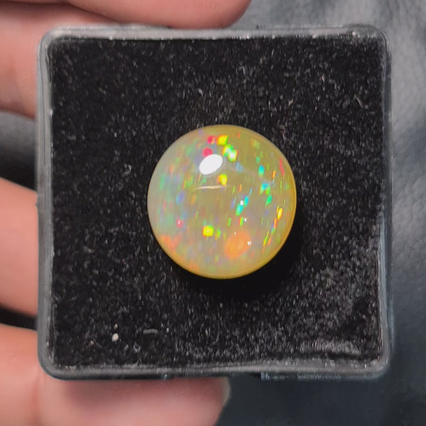 Natural Ethiopian Opal Cabochon | Round| Size: 16mm