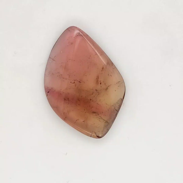 1 Pcs Of Natural Watermelon Tourmaline Slice | Size:42x29mm | With Certificate