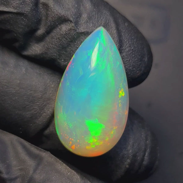 1  Pcs Of Natural Ethiopian Opal  | Pear | Size: 26x14mm