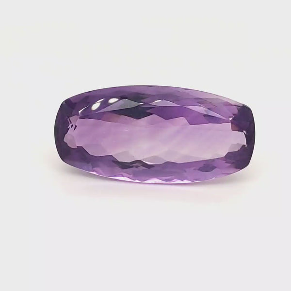 Natural Deep Color Amethyst Faceted | Rectangle | Size: 31x15mm