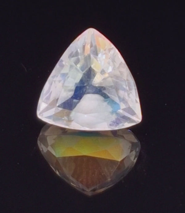 Natural Madagascar Moonstones Faceted | Shape: Trillion | Size: 9mm | Top quality