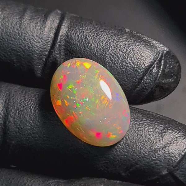 1  Pcs Of Natural Ethopian Opal  | Oval Shape | Size: 20x14mm